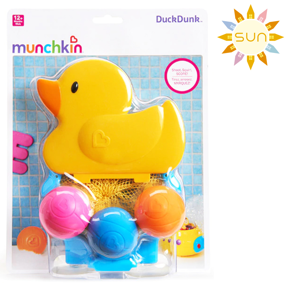 munchkin animal bath toys