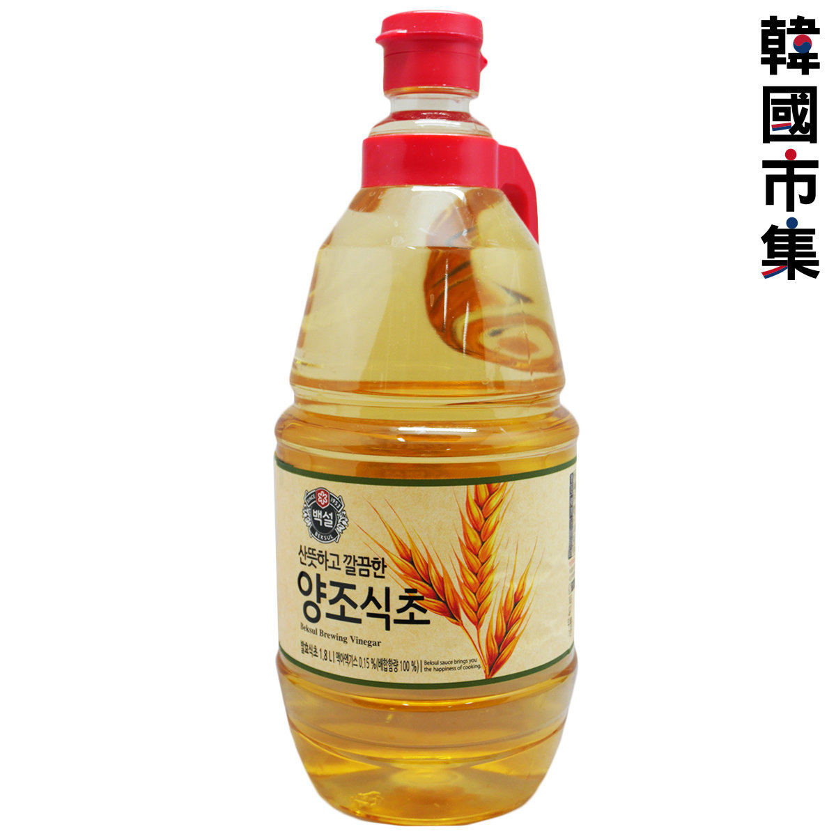 韓版CJ Beksul 健康醋 釀造醋  1.8L【市集世界 - 韓國市集】(平行進口)