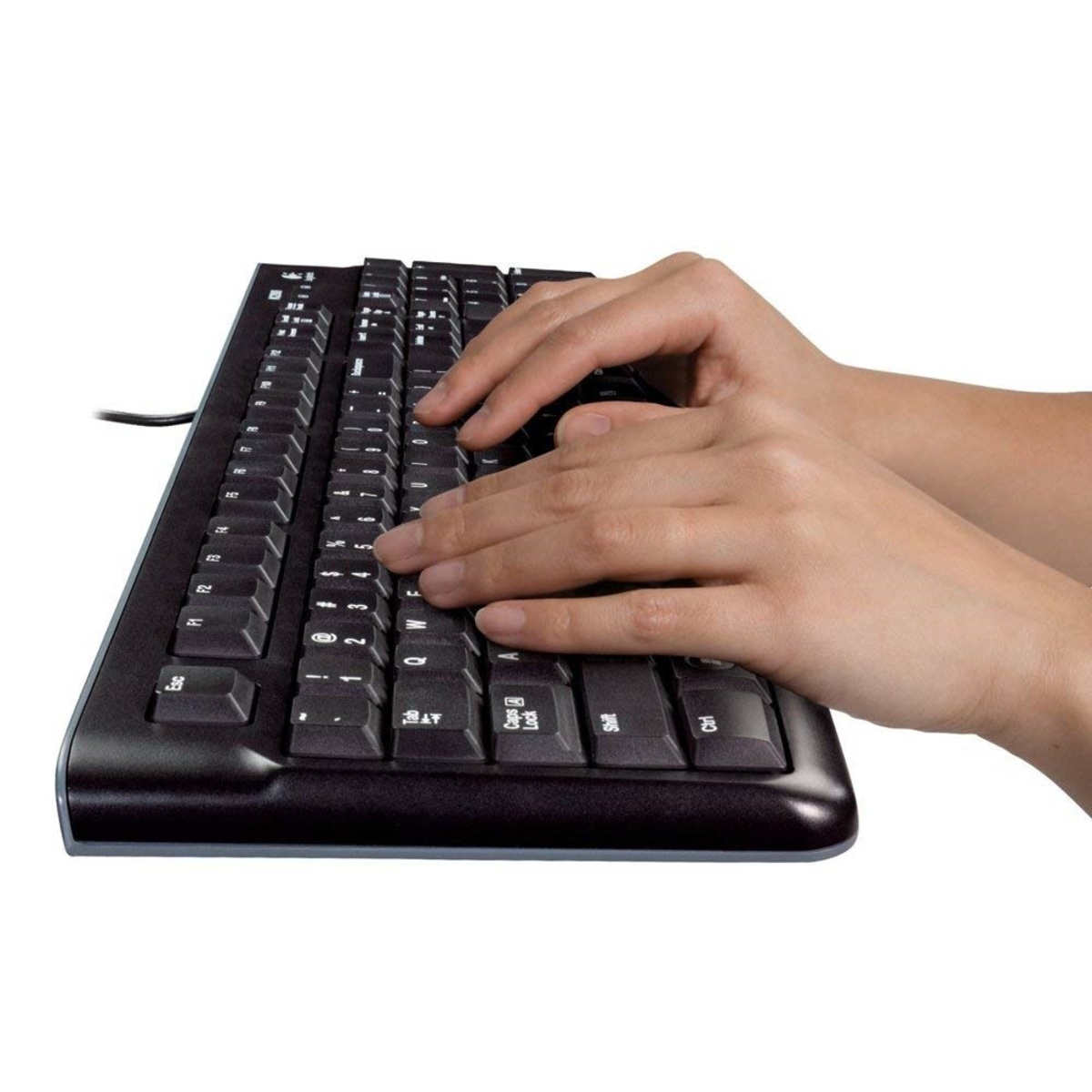 Logitech | MK120 滑鼠鍵盤組合附倉頡碼(920-002588) | 顏色: 黑色-B