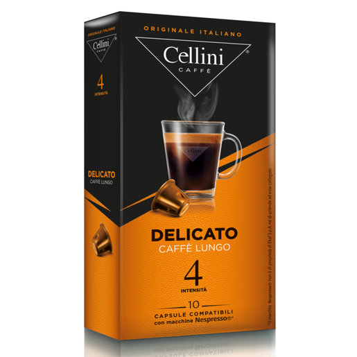 Cellini Full Case Delicato Italian Coffee Capsules 100