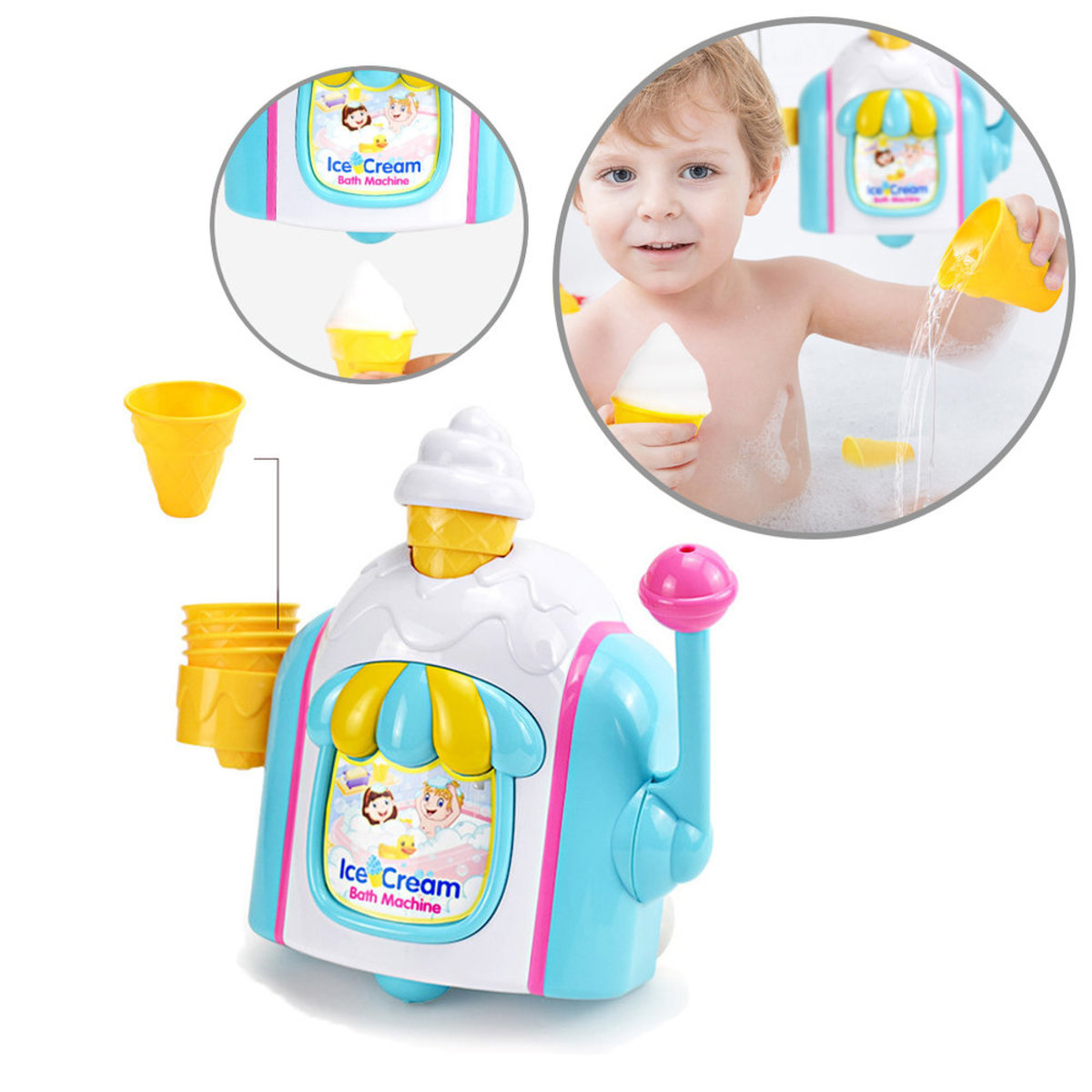 ice cream foam bath toy