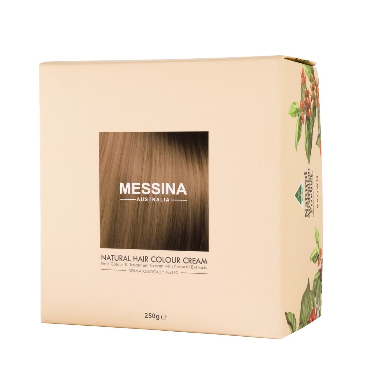 Messina 純天然植物染髮霜 - 棕色;原價$238/盒； 優惠價：$235/ 盒