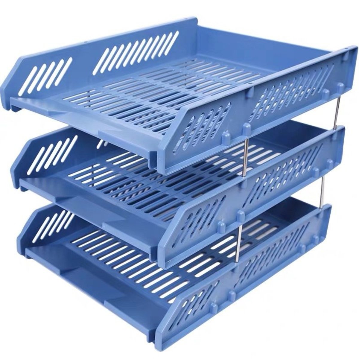 3- Tiers Document Tray (Blue Color)