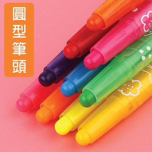 Pokemon 12-Color Twist Crayon Set