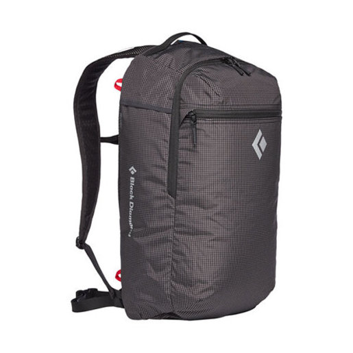 black hiking bag