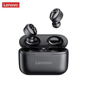 聯想 黑色 Lenovo Ht18 真無線藍牙5 0運動耳機true Wireless Stereo Earbuds Case Battery 1000mah 無線藍芽耳機無線耳機極致音質迷你雙耳無線強勁低音雙耳通話聯想充電盒