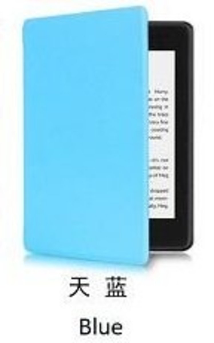 Amazon 天藍色 New Kindle Paperwhite 18第10代 防水版 智能睡眠功能保護套 保護貼 香港電視hktvmall 網上購物