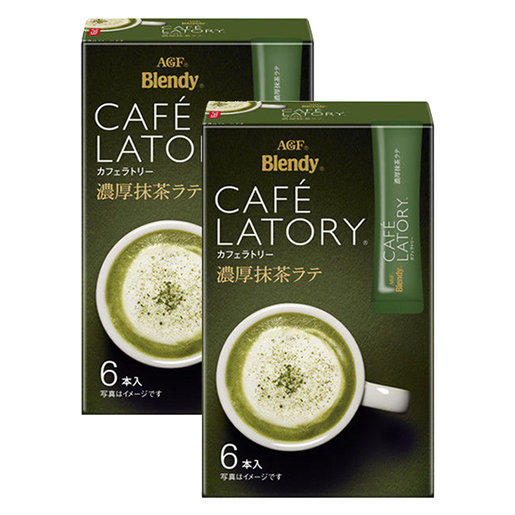 Agf Blendy 即沖濃厚抹茶拿鐵72g 6條入 X 2 香港電視hktvmall 網上購物
