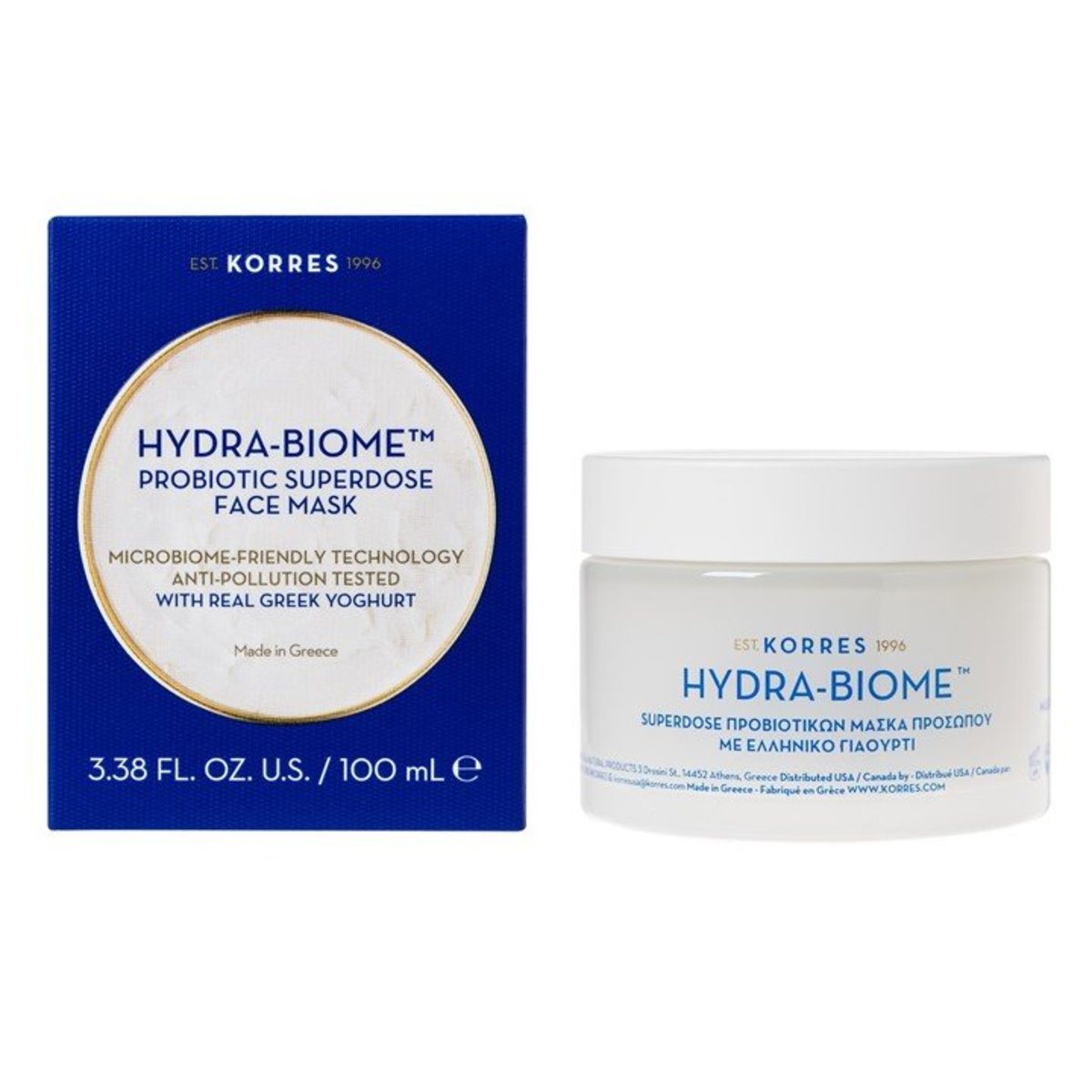 Korres Hydra Biome Probiotic Superdose Face Mask 100ml Different Version Random Hktvmall The Largest Hk Shopping Platform