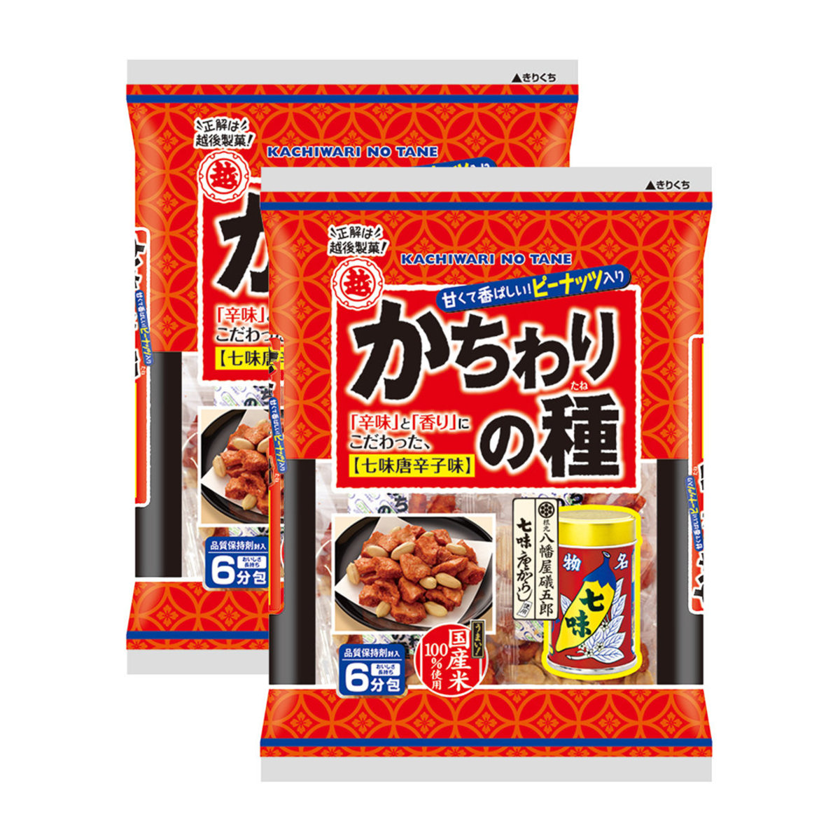 越後 100 國產米七味唐辛子米菓6袋入90gx 2 賞味日期 2020年8月1日 香港電視hktvmall 網上購物