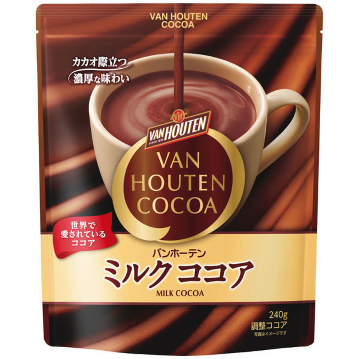 片岡產物 Van Houten Cocoa 香醇牛奶朱古力粉240g 平行進口 香港電視hktvmall 網上購物