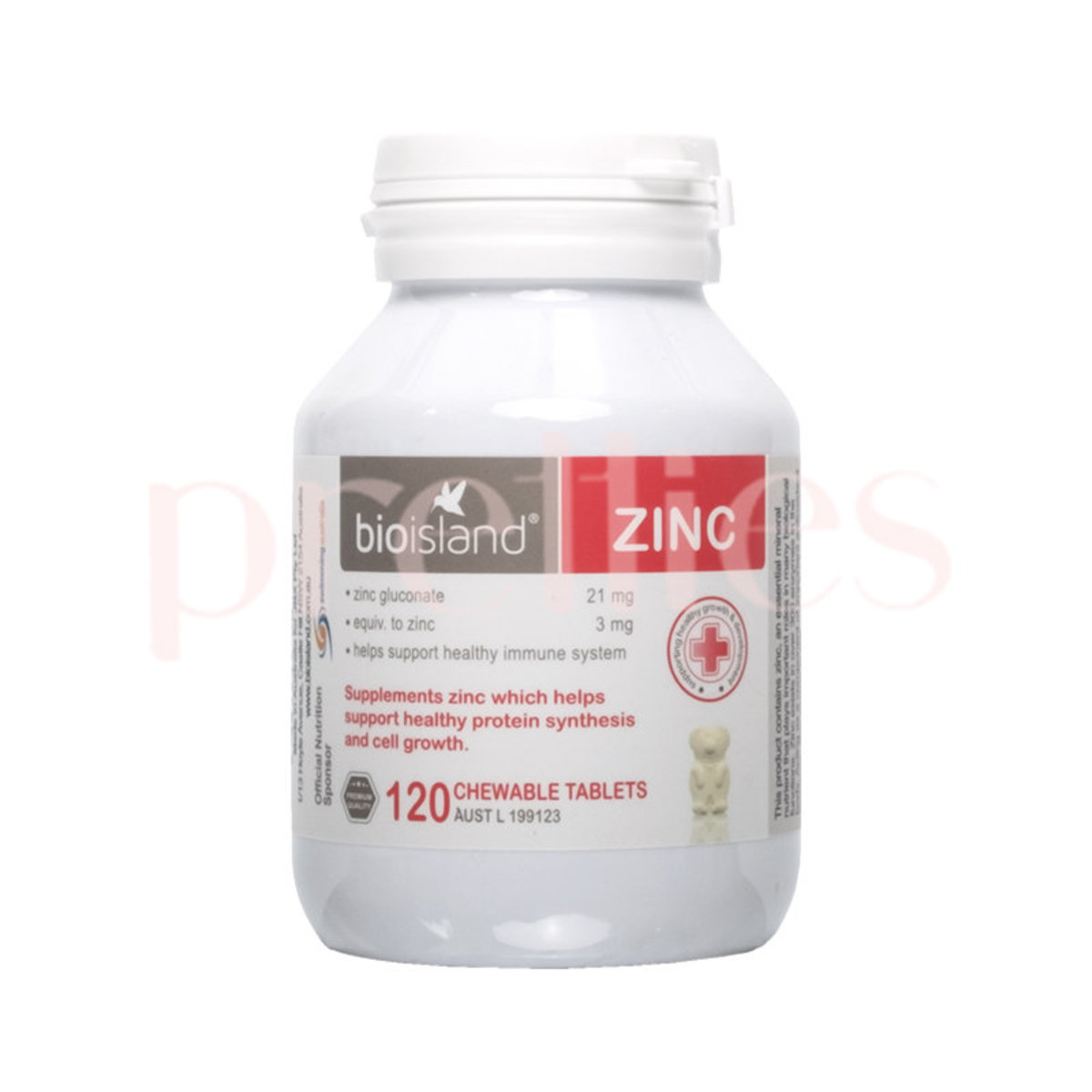 Bio Island Zinc 120 Chewable Tablets (9344949001065)