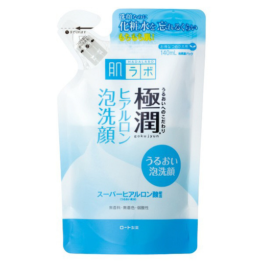 hada labo gokujyun foaming wash