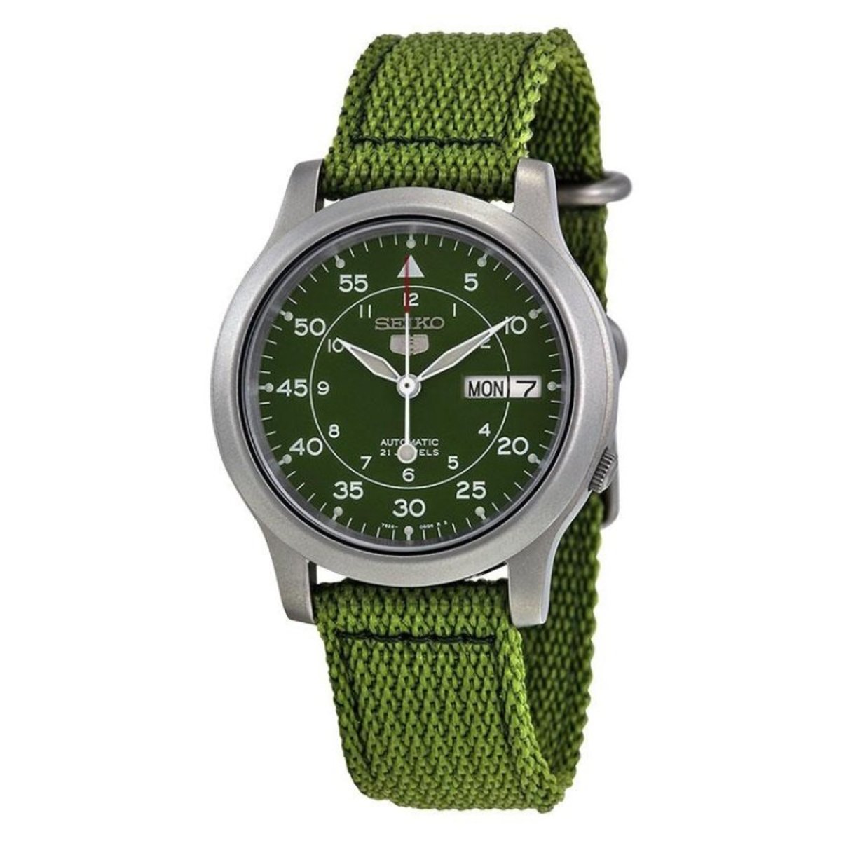 seiko 5 military automatic nylon snk805k2