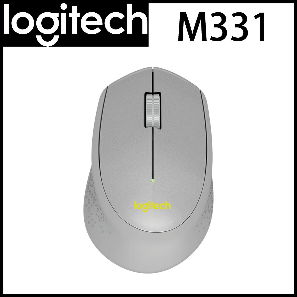 M331 SILENT - 灰色 - 靜音無線滑鼠 (910-004919) #910004919