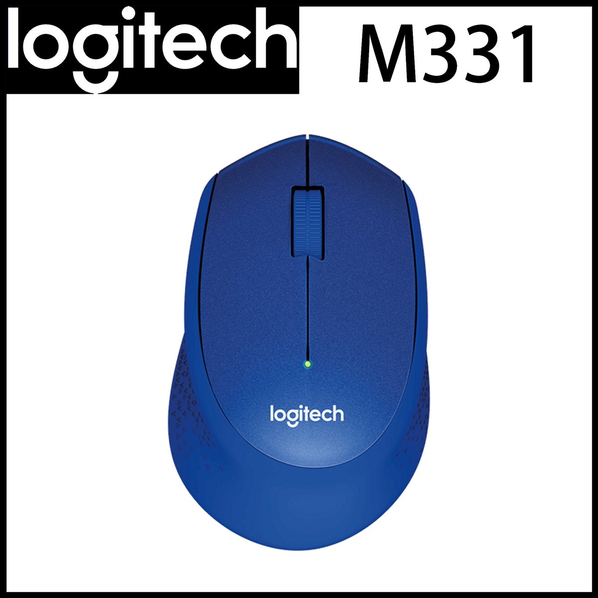 M331 SILENT - 藍色 - 靜音無線滑鼠 (910-004948) #910004948