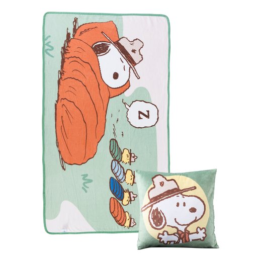 Casablanca Peanuts 毛毯抱枕被 Pn601mbq32 尺碼 單人 Hktvmall 香港最大網購平台