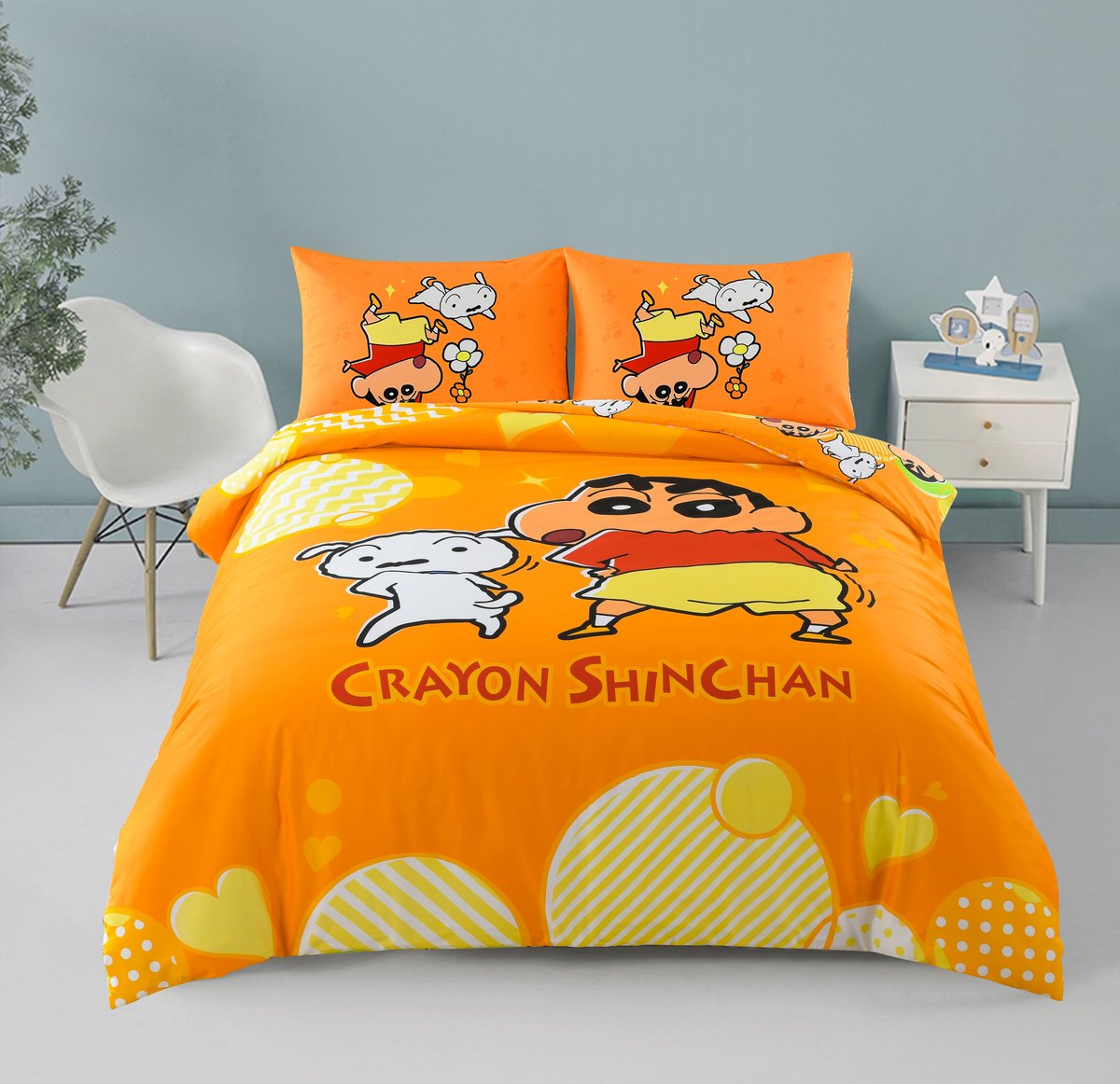 Casablanca Crayon Shinchan Cartoon Cotton Series Bedding Set Single Sc001gbs36 Size Single Hktvmall The Largest Hk Shopping Platform