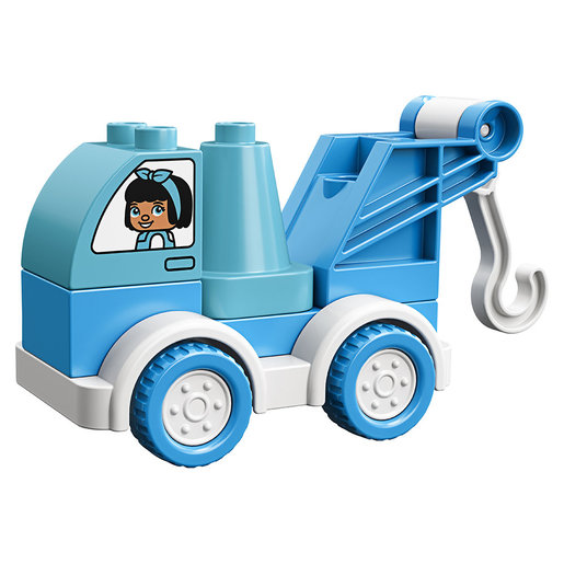 blue tow truck toy