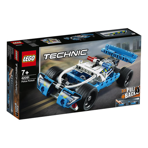 lego technic pull back police