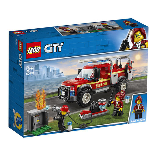 lego fire chief car