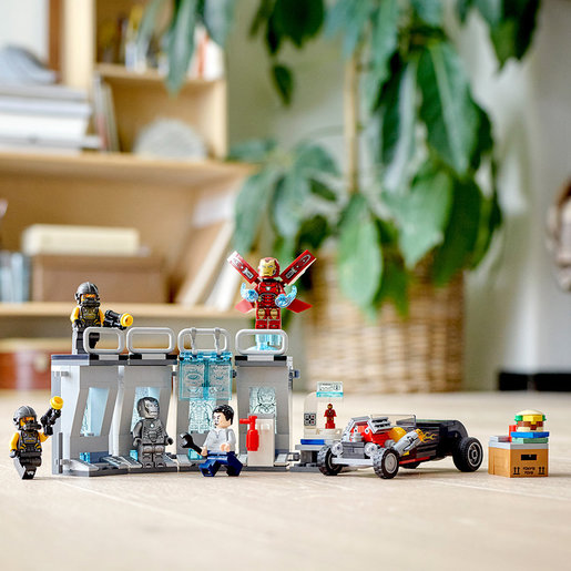 iron man armory lego set