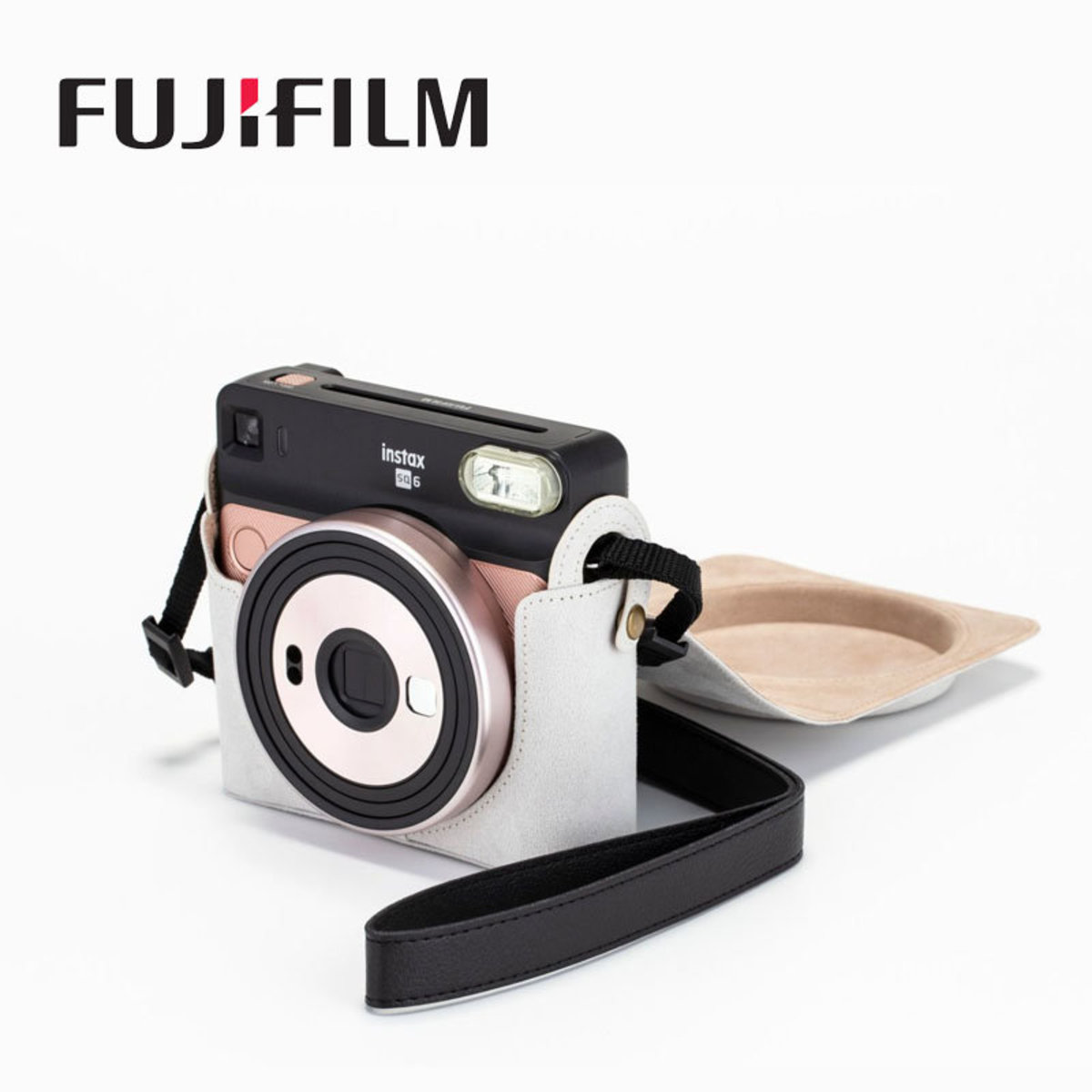 富士膠片| instax SQUARE SQ6 即影即有原裝相機套(米色) | HKTVmall