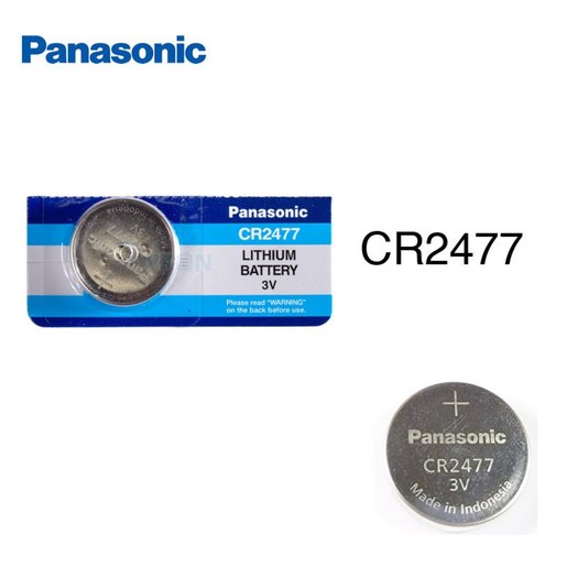 Panasonic Battery CR2477 Lithium 3V (1 Battery Per Pack)