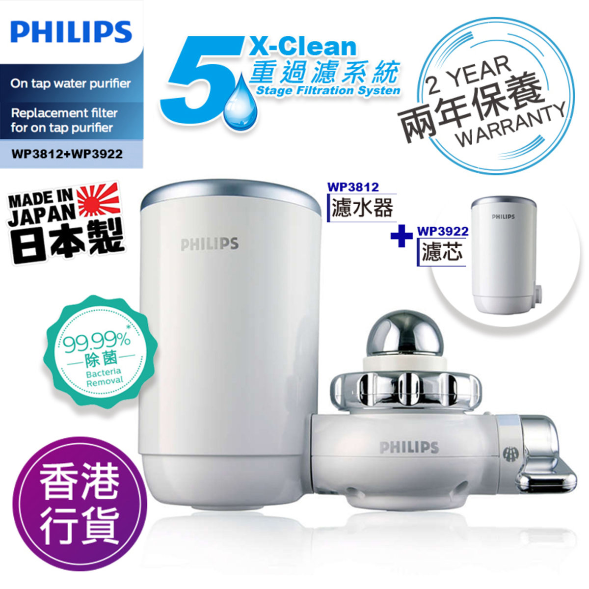 On tap water purifier WP3822/00