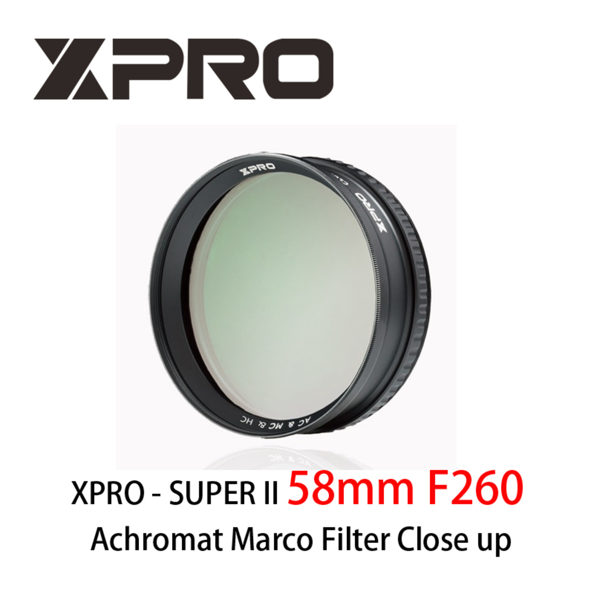 SUPER II 58mm F260 Achromat Marco Filter Close up 近攝鏡
