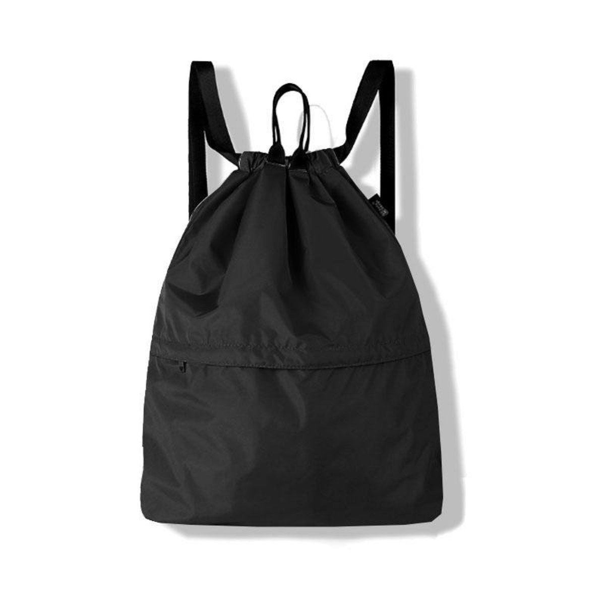 korean black backpack