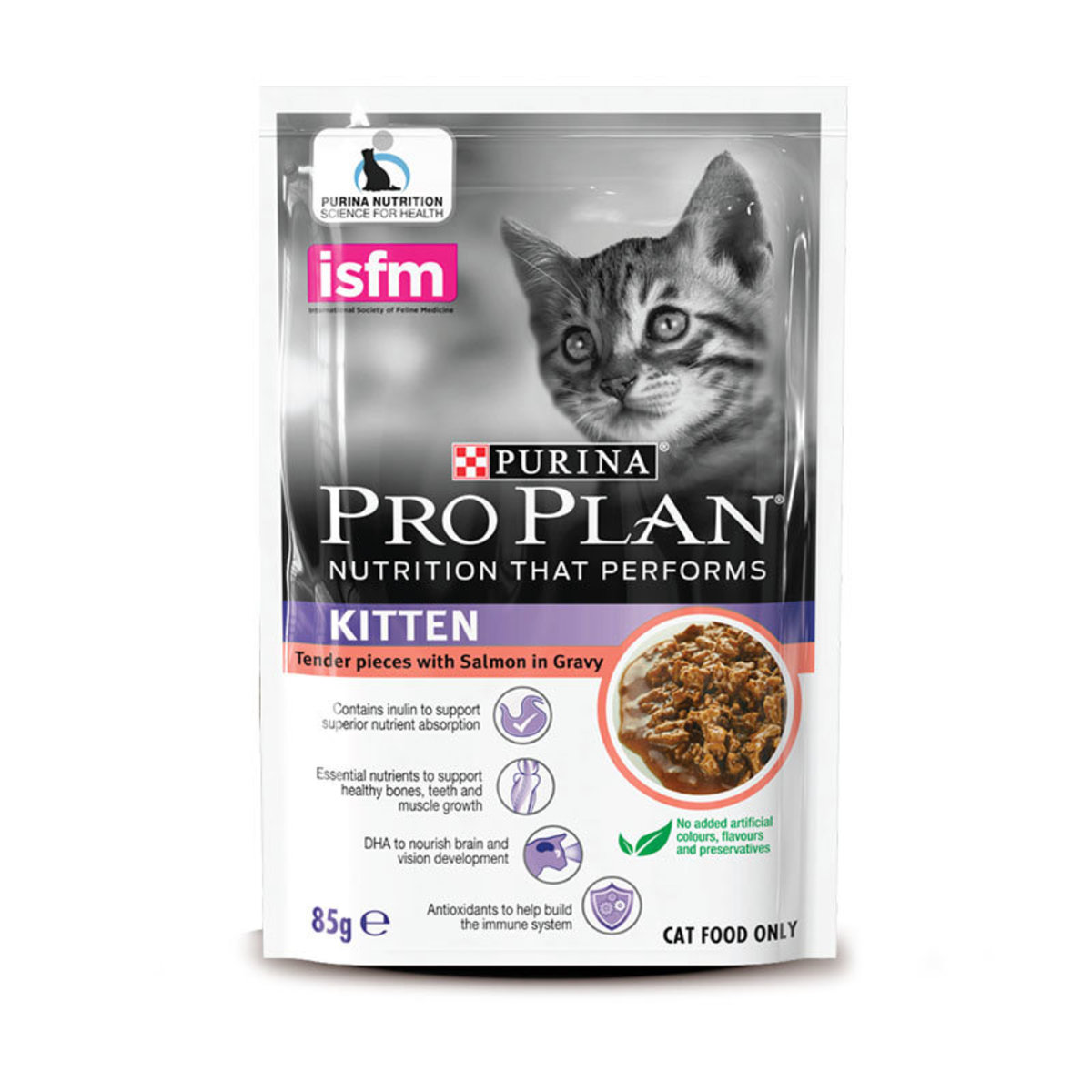 (Free Gift) ProPlan wet cat pouch 85g 1 pack (Random Flavor)