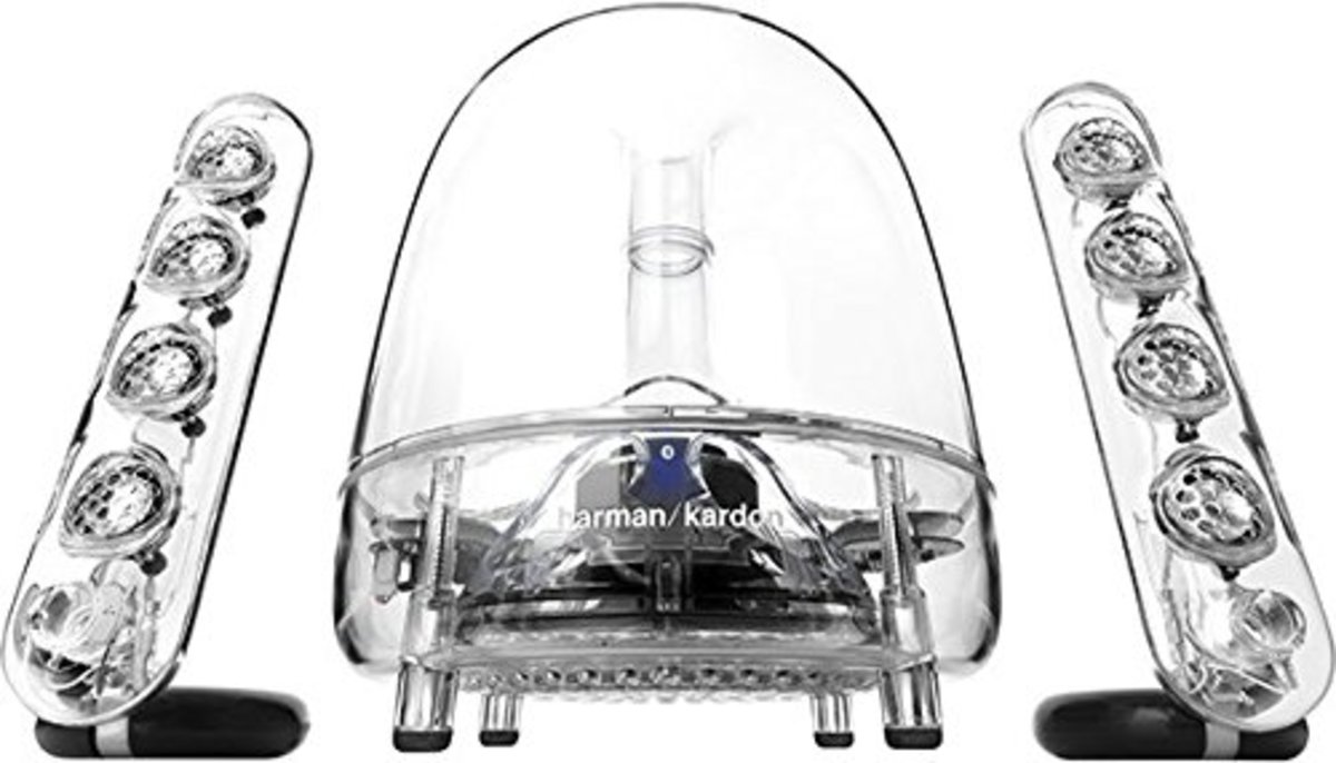 harman kardon soundsticks wireless bluetooth enabled 2.1 speaker system