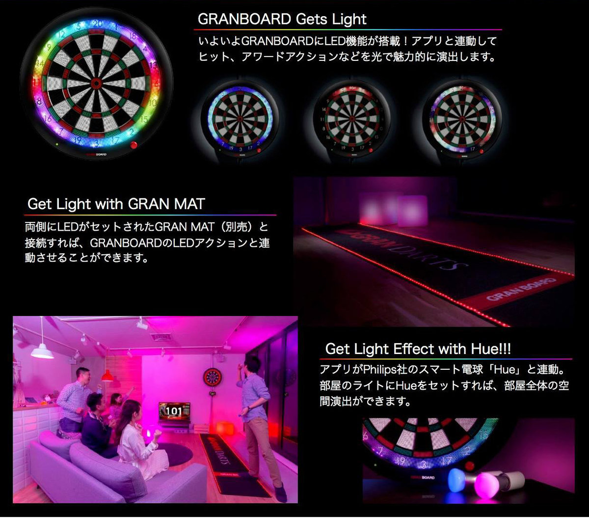 Gran Darts Granboard 3s 炫彩智能飛鏢靶香港行貨- Mixer Audio