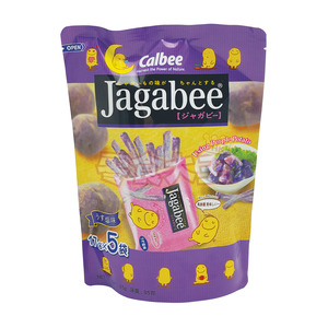 卡樂B Jagabee 紫薯薯條 (17g x 5包) 85g (4892294310103)[卡樂B] [Calbee]賞味期限:2022/01/03