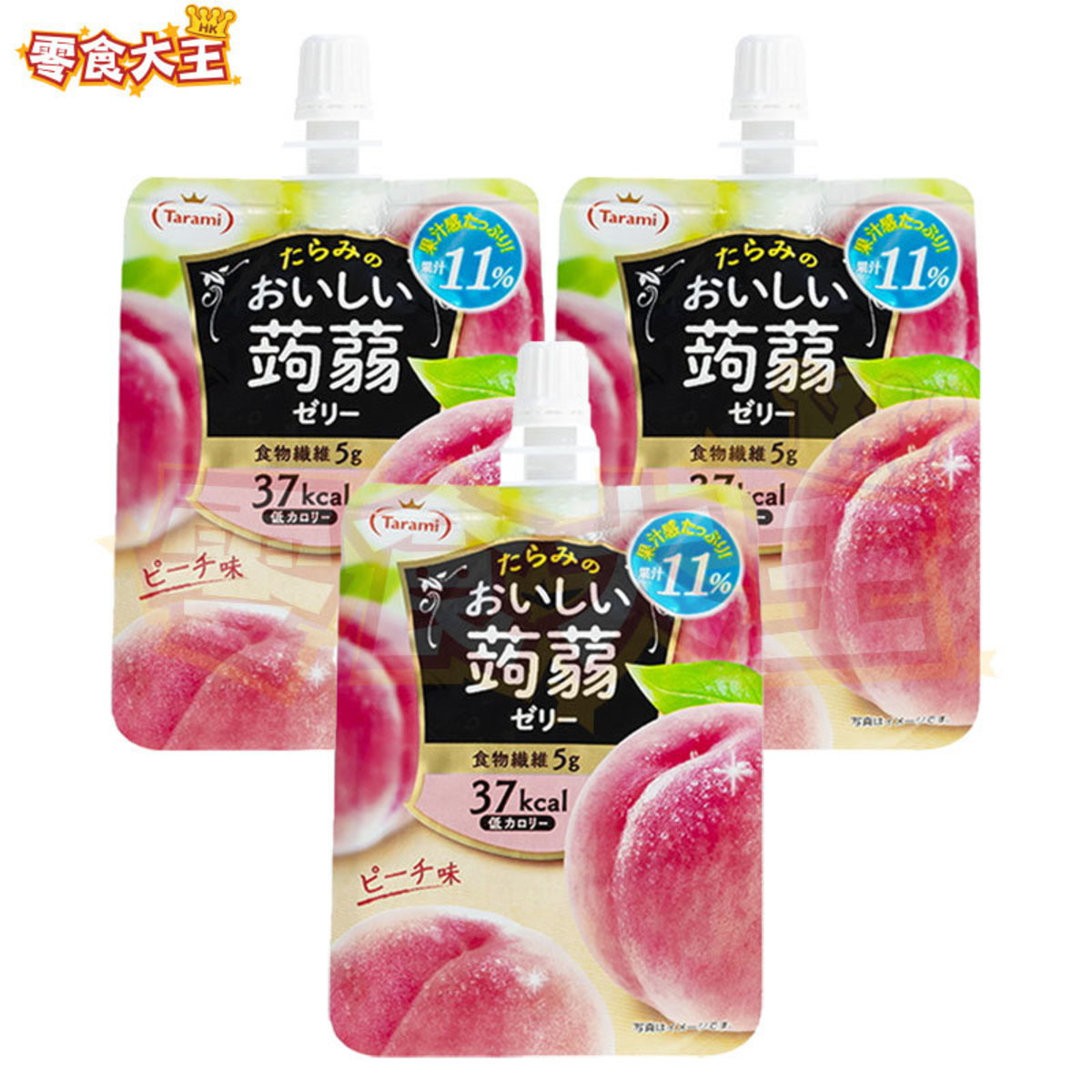 Tarami Low Calorie Konjac Jelly Drink Peach Flavor 150g X 3 Bags 3 Hktvmall Online Shopping