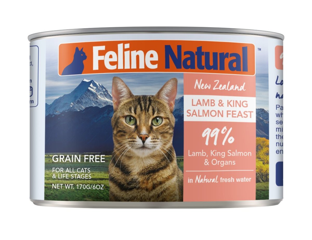 F9 Lamb & King Salmon Feast (170g) Cat Can  014671 BBD: 01/2026