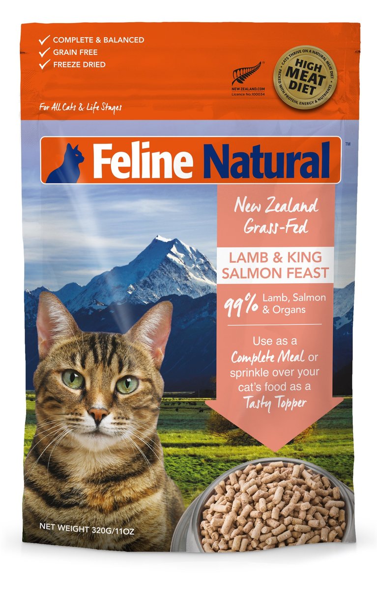 F9 Lamb & King Salmon Feast Cat Food (320g) Freeze Dried Cat Food  518001  BBD: 2/2025
