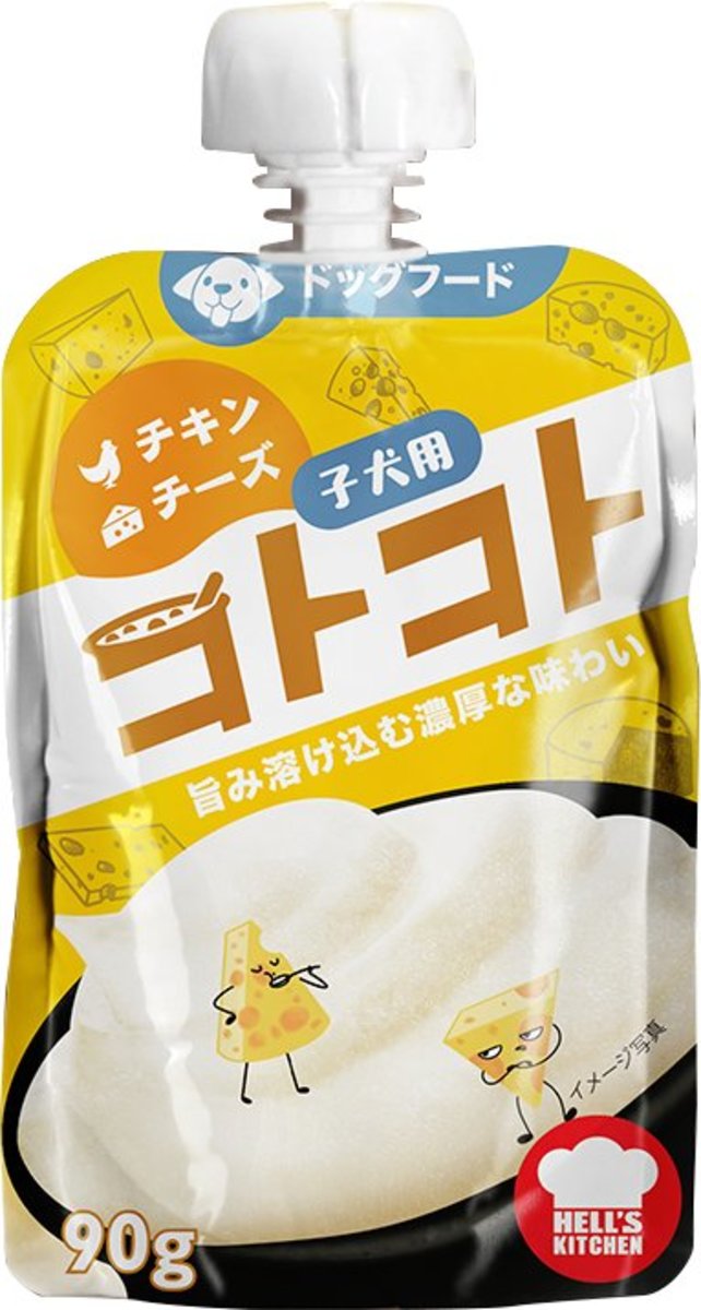 Chicken & Cheese Paste For Puppy (90g) Dog Pouch  
