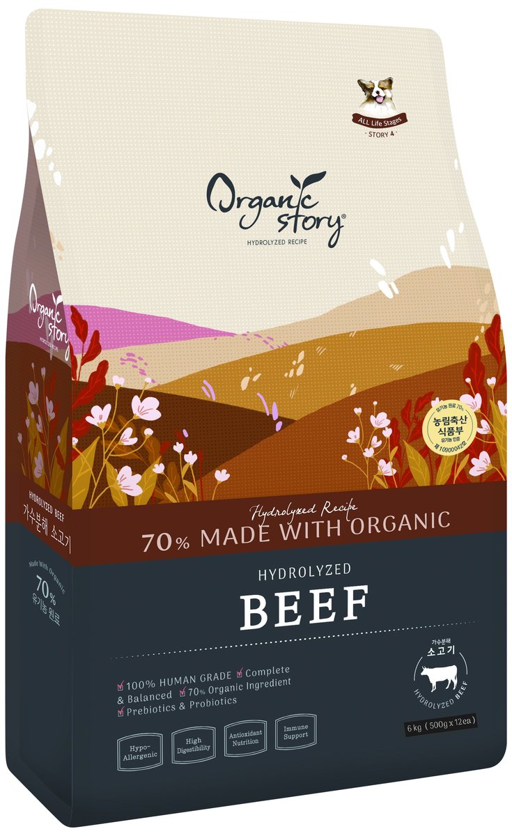 Fresh Beef Organic Dog Food (6kg) 500g*12ea