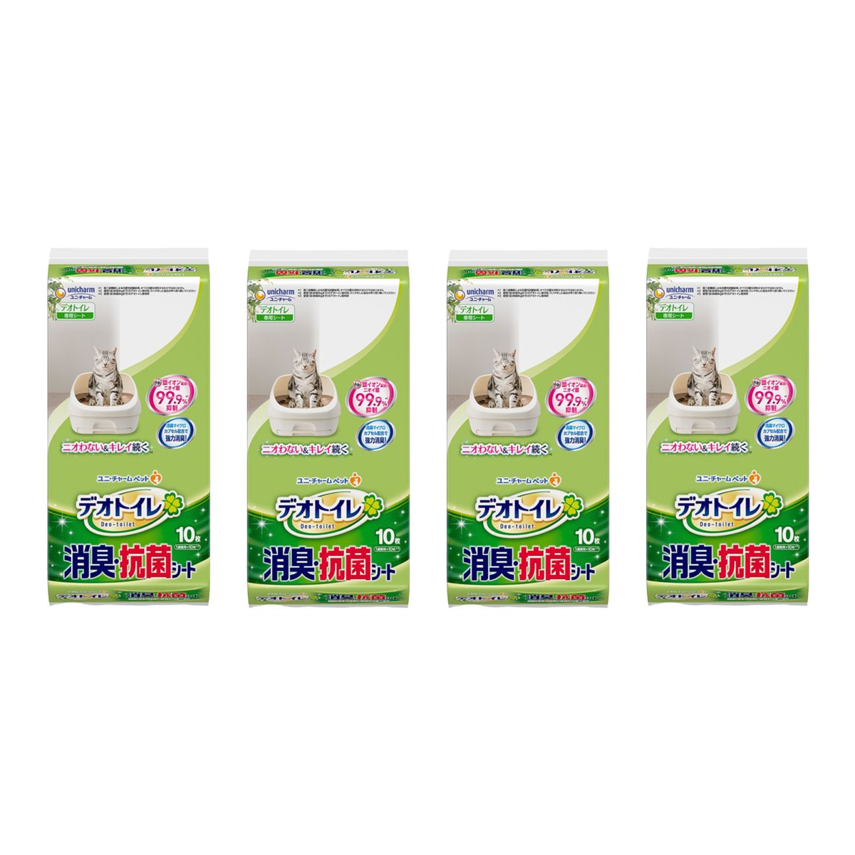 消臭抗菌貓砂盆尿墊10片 x4