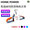 [Blue 10-Pack] Wet and Dry Dual-purpose Non-marking Hanger [Parallel Import]