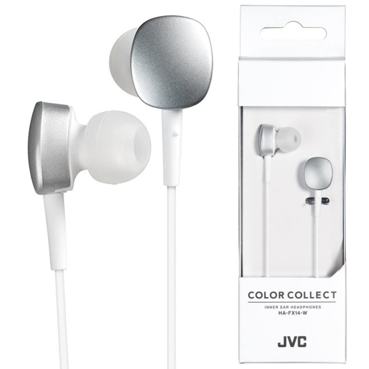 Jvc Inner Ear Headphones Ha Fx14 White Parallel Import Hktvmall The Largest Hk Shopping Platform