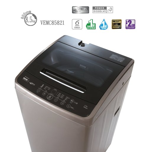 whirlpool zen 8.5 kg