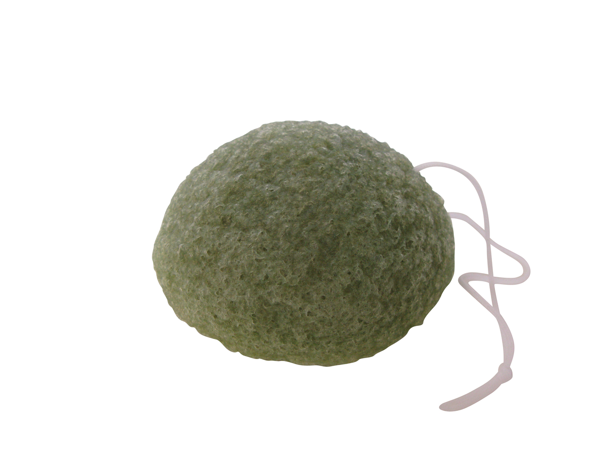 Konjac Facial Sponge (Yomogi (Artemisia) Green)
