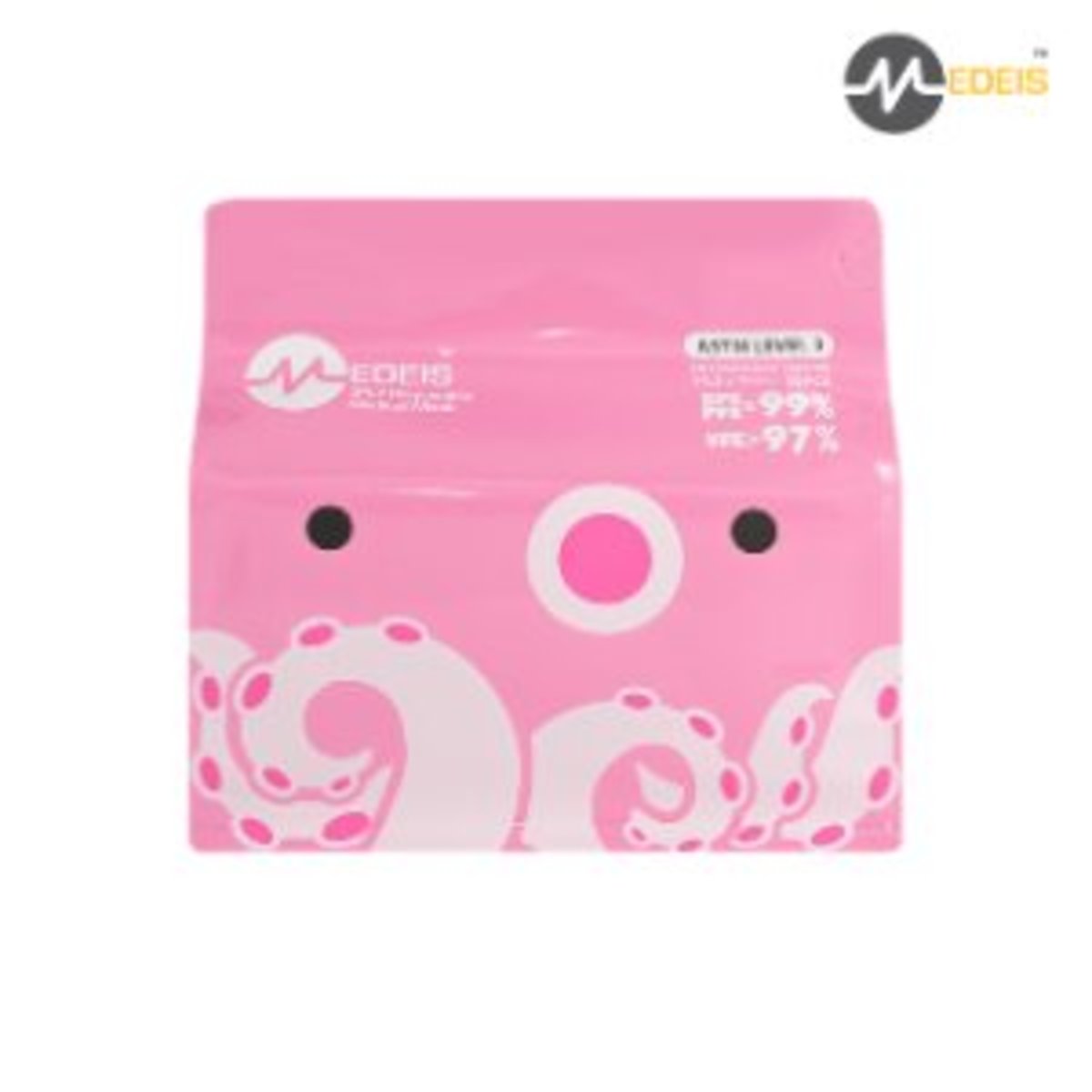 ASTM Level 3 Disposable Medical Kid Mask #Ocean Collection PINK(30pcs)