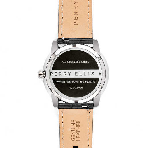 Perry Ellis | Perry Ellis Slim Line Men 46mm Quartz Watch 03002-01 