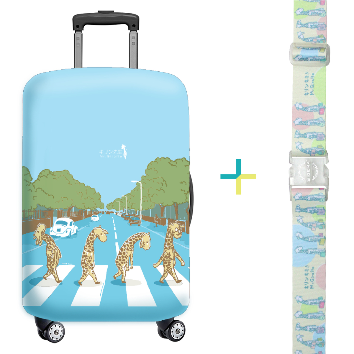 set luggage cover