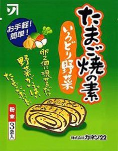 Kaneson Kaneso 玉子燒調味料蔬菜味卷 1件4包 日式雞蛋卷味素日式料理日本菜和食早餐配烏冬醬油鰹魚汁6g