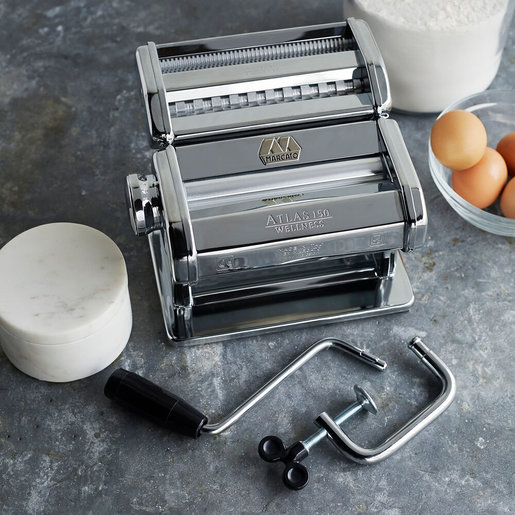 Marcato Pasta Machine - Accessories Compatible (Atlas 150 Design Silver) -  Arrivehome HK